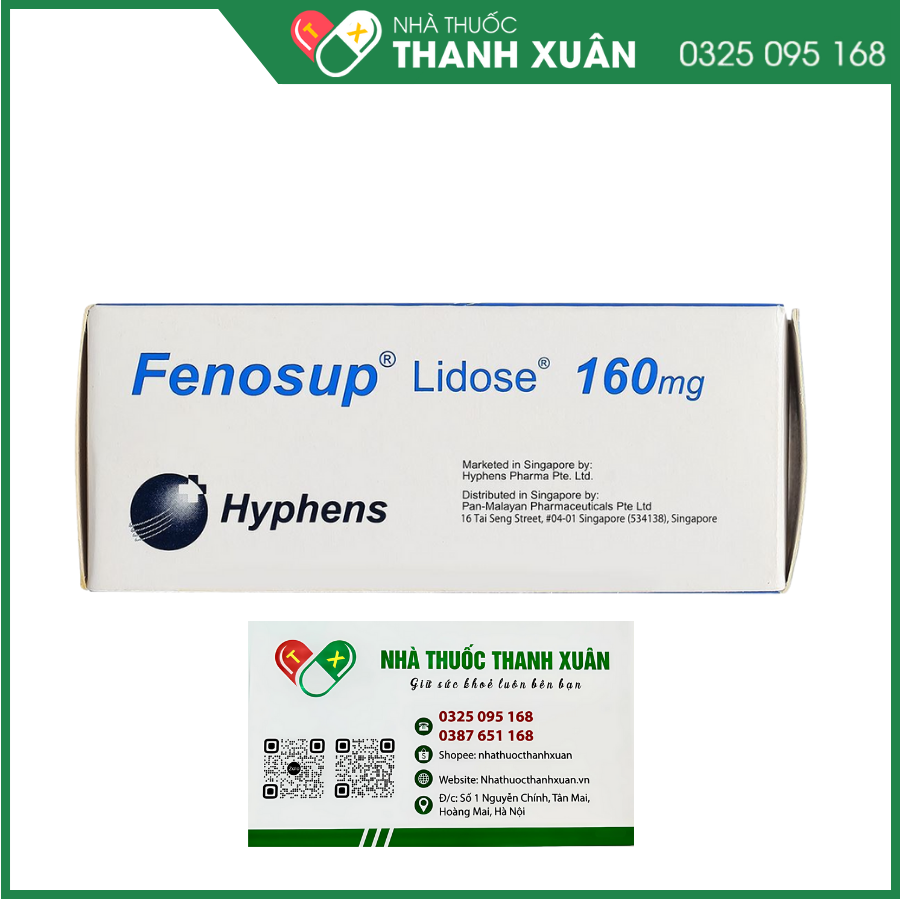 Fenosup Lidose điều trị tăng cholesterol máu và triglycerid máu cao